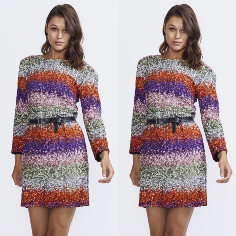 💯 Antik Batik Sophie Sequined Mini Dress